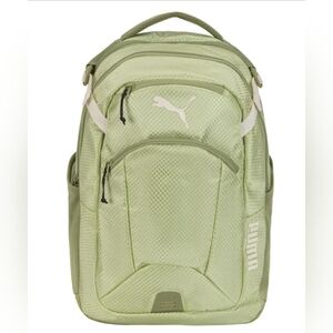 PUMA Challenger 2 Backpack Lightweight Comfortable Light Green School Work Trave